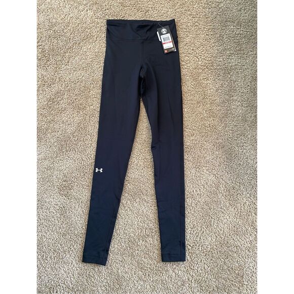 Under Armour NWT Compression Leggings Cold Gear in Black, Size XS, MSRP $50 - Picture 1 of 5
